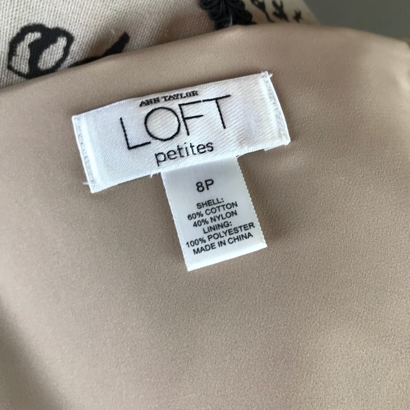 Ann Taylor LOFT Black Lace Dress Size 8P - Picture 6 of 6